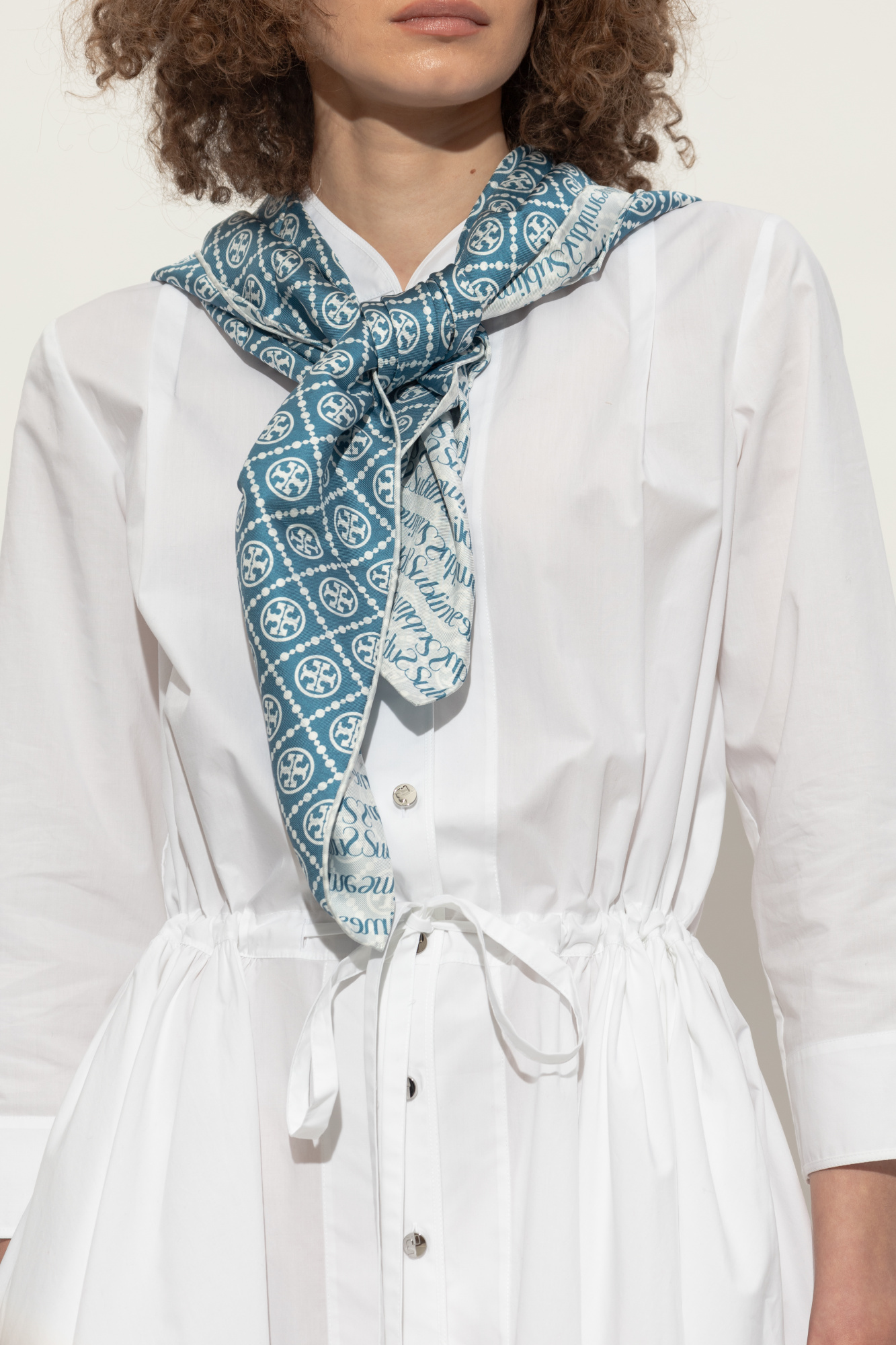 Blue Silk scarf Tory Burch - Vitkac Canada